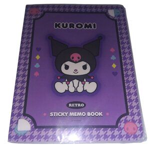Hello Kitty "Kuromi" Retro Sticky Note Memo Book School Office Purple New